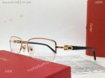 Copy Premiere Cartier Eyeglasses 3645656 Half frame Clear lenses